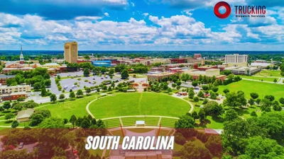 South Carolina map